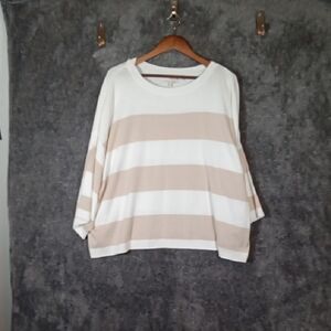 Barbour Cream Knit Sweater Vivienne Knitted Jumper Quiet Luxury Womens 12